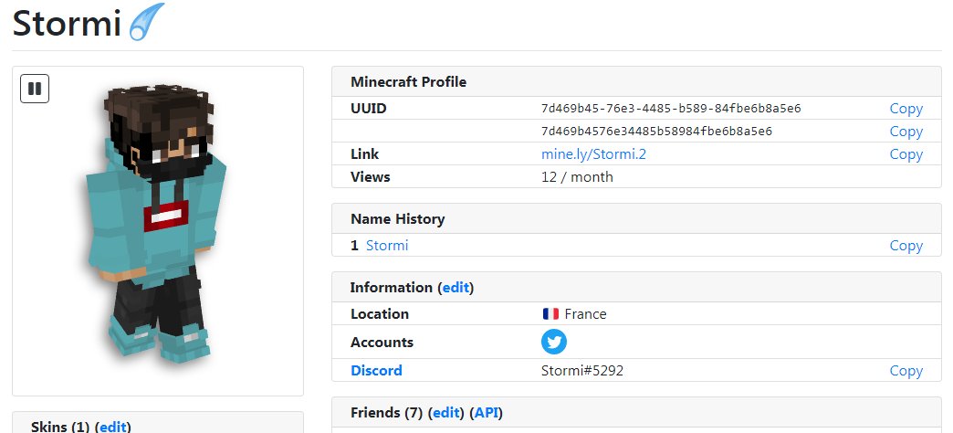 5tormi's tweet photo. Mojang is trying to screw me over, Almost lost the IGN "Stormi"
Claimed "Stormi" with a giftcode, Mojang changed it to a random name. Good thing i changed it back to Stormi. (picures in order) https://t.co/0Rh7VutT4c