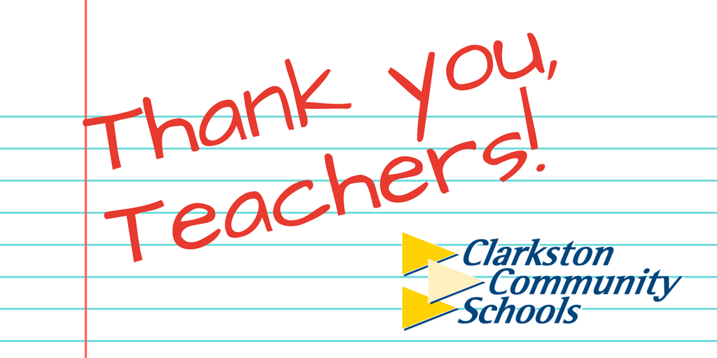 LearnAtCCS's tweet photo. We hit the teacher jackpot in Clarkston! #ThankYou #AllStarEducators #ThankYouTeachers #NationalTeacherDay #TeacherAppreciation https://t.co/KxrWX5ZH4O