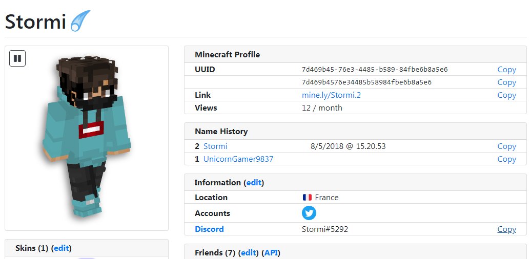 5tormi's tweet photo. Mojang is trying to screw me over, Almost lost the IGN "Stormi"
Claimed "Stormi" with a giftcode, Mojang changed it to a random name. Good thing i changed it back to Stormi. (picures in order) https://t.co/0Rh7VutT4c
