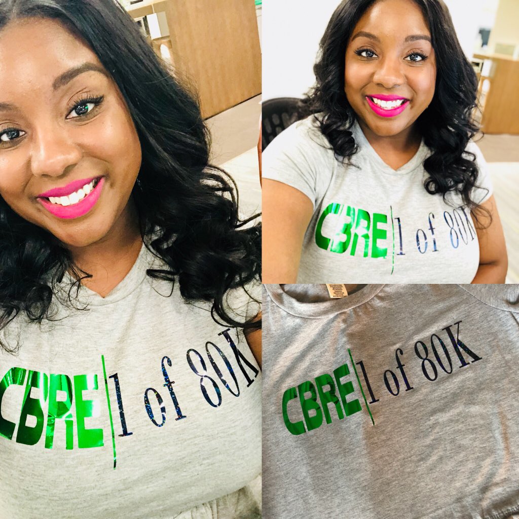 EurekaEllis's tweet photo. @CBREMemphisCOE I’m enjoying Employee Appreciation Week at the MCOE! Happy to be 1 of the 80K employees in the company! https://t.co/4bvB4WNR7S