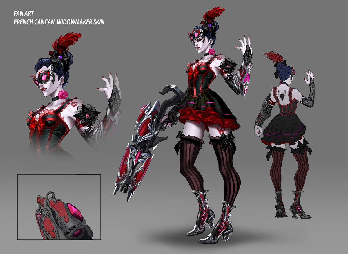 florianetiam's tweet photo. Hey !
Skin Concept Widomaker
Tribute to her French origins the "French CanCan" :)
Based on Arnold Tsang Concept. 
@PlayOverwatch
#Ov... https://t.co/1nlx3GKNpy
