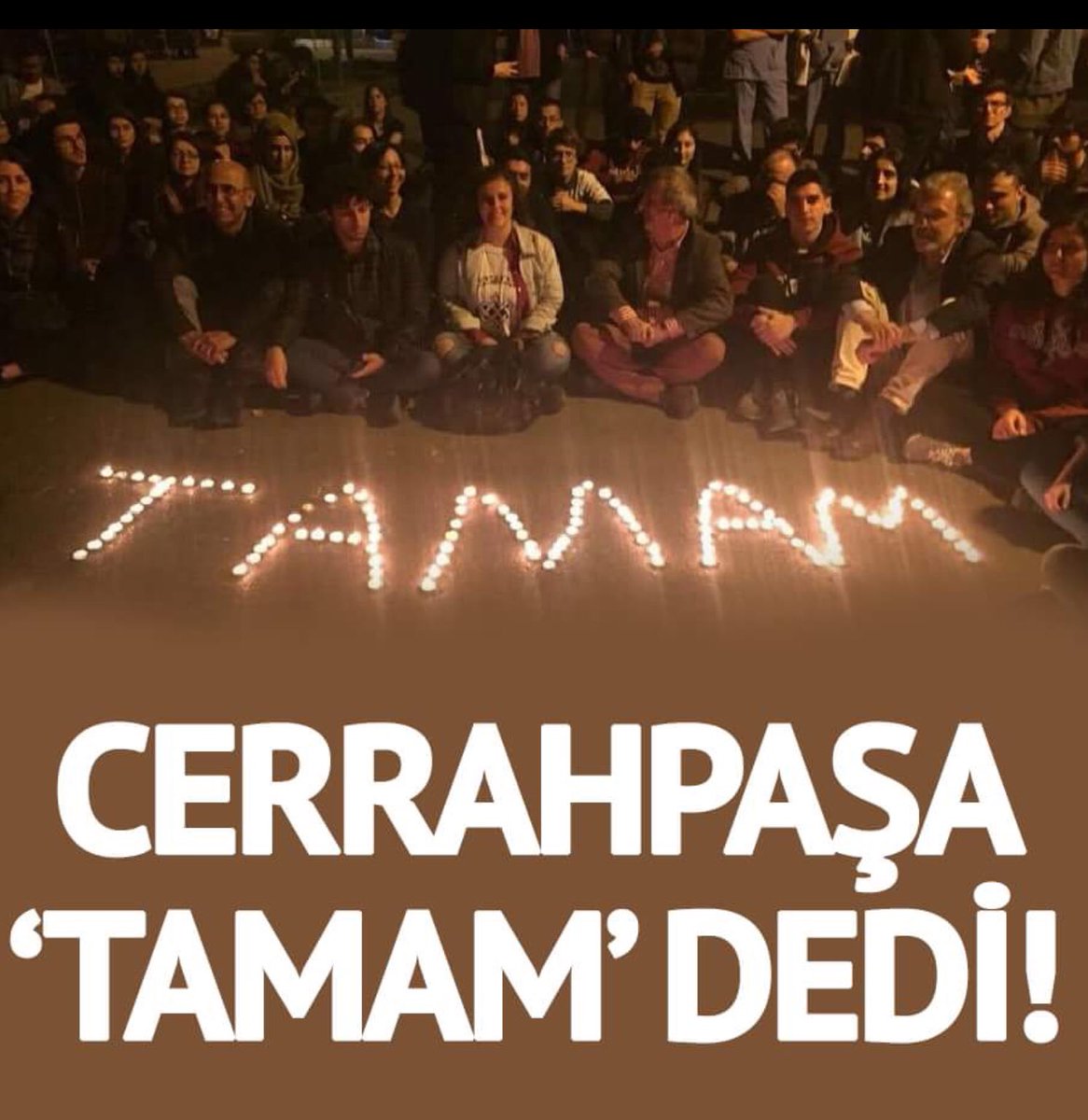 CERRAHPAŞA 
“ T A M A M “  Dedi❗️