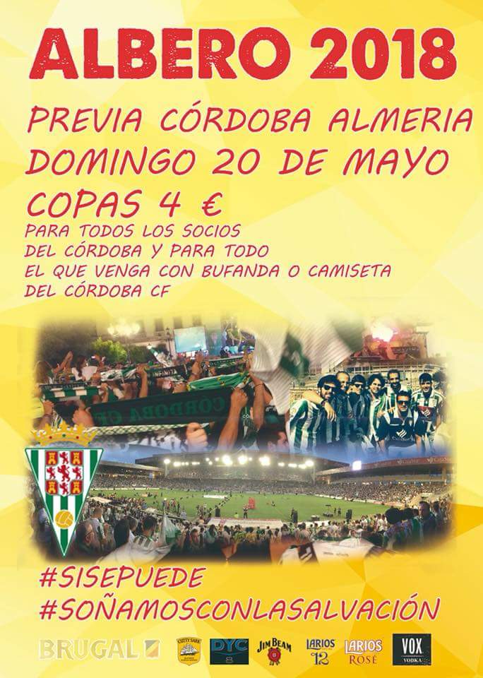 Sgestiones1's tweet photo. Como cordobeses y cordobesistas que somos, os invitamos a vivir la PREVIA del partido del CCF en la caseta El Albero!! 🎡💃🏻🍺🍸🍹 #Sisepuede #Soñamosconlasalvación #Feria2018 #FeriadeCórdoba CasetaElAlbero #PuenteRomano9 #vamonospalalbero https://t.co/1uNX8IUpUx