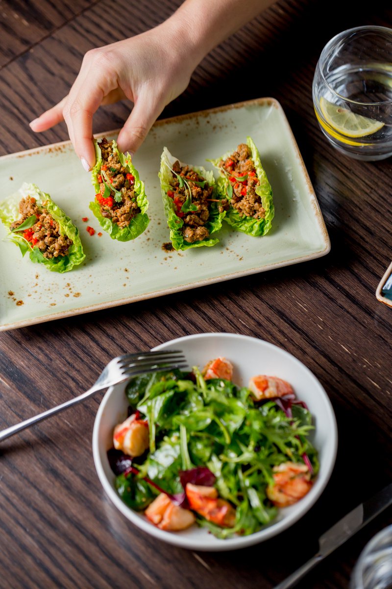 steak_lobster's tweet image. No cheats over here #LettuceCups #LobsterSalad #CleanEatsNoCheats