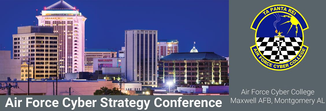 hsvSOFnetwork's tweet photo. Air Force Cyber Strategy Conference at Maxwell AFB Montgomery May 22-23, 2018
Code to register: conflict22
https://t.co/CRofGK590D https://t.co/OmC9W3oHuo