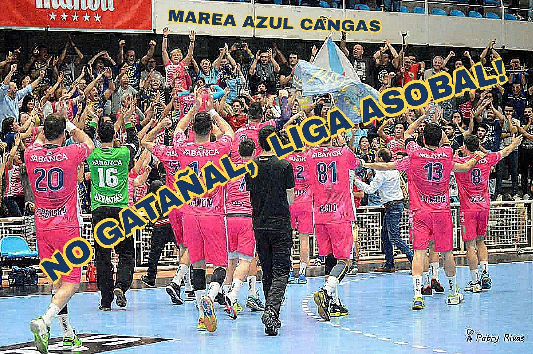 MAREANTES, SOMOS DE ASOBAL OUTRO ANO MÁIS!! Despois da derrota de hoxe do Zamora xa somos matemáticamente equipo de Asobal outro ano máis. Non hai santo canonizado que fixera tantos milagres. Festa rachada en Cangas 🌊🌊 <a href="/balonmancangas/">Balonmán Cangas</a>
