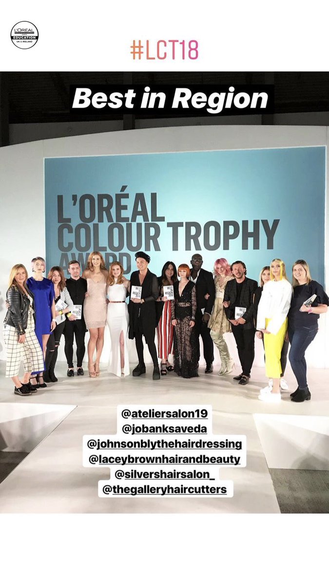 Atelier_1's tweet photo. We went and won #bestinregion last week at the Loreal colour trophy 🏆 #LCT18 Book with our colour experts now! #stalbans #Harpenden #herts https://t.co/a0yAiiBnPb
