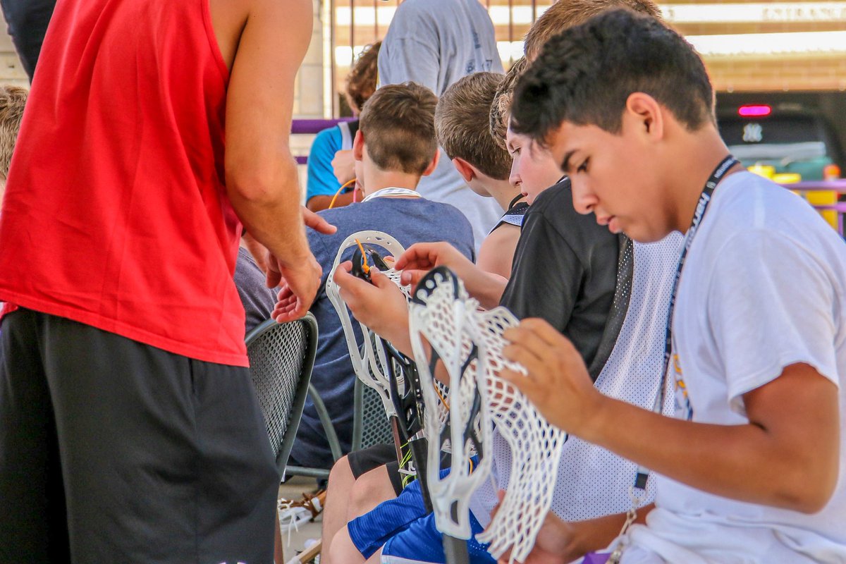 homegrownlax's tweet photo. Come to camp, learn to string. The gift that keeps on giving! #HGLsummercamp #15years #ChooseYourOwnAdventure #StringYourOwnStick
https://t.co/Ks1eThTeoR https://t.co/rVcOxfxSrF