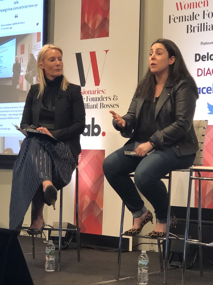 iab's tweet photo. “No one understands that there is an invisible bridge. So cross it and make the leap.” #IABvisionaries @achriston @annabager @adlandiapodcast @IAB https://t.co/GL0V4gv6Ps
