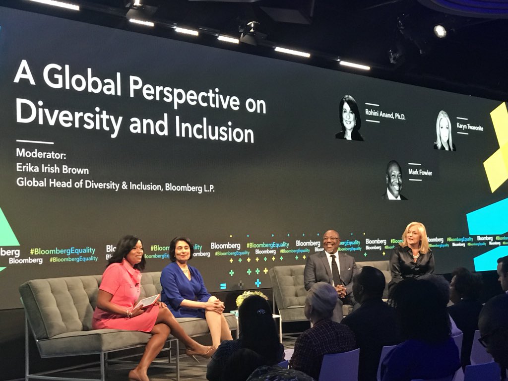 AmberMicala's tweet photo. Diversity + Inclusion = Breakthrough #BusinessEquality
Great panel exploring global POVs on gender parity, religious diversity, the multigenerational workforce & intersectionality.
Thank you Dr. Anand of @sodexoUSA
@revmarkfowler @KTwaronite_EY @ErikaIrishBrown https://t.co/wP1uEM7tU5