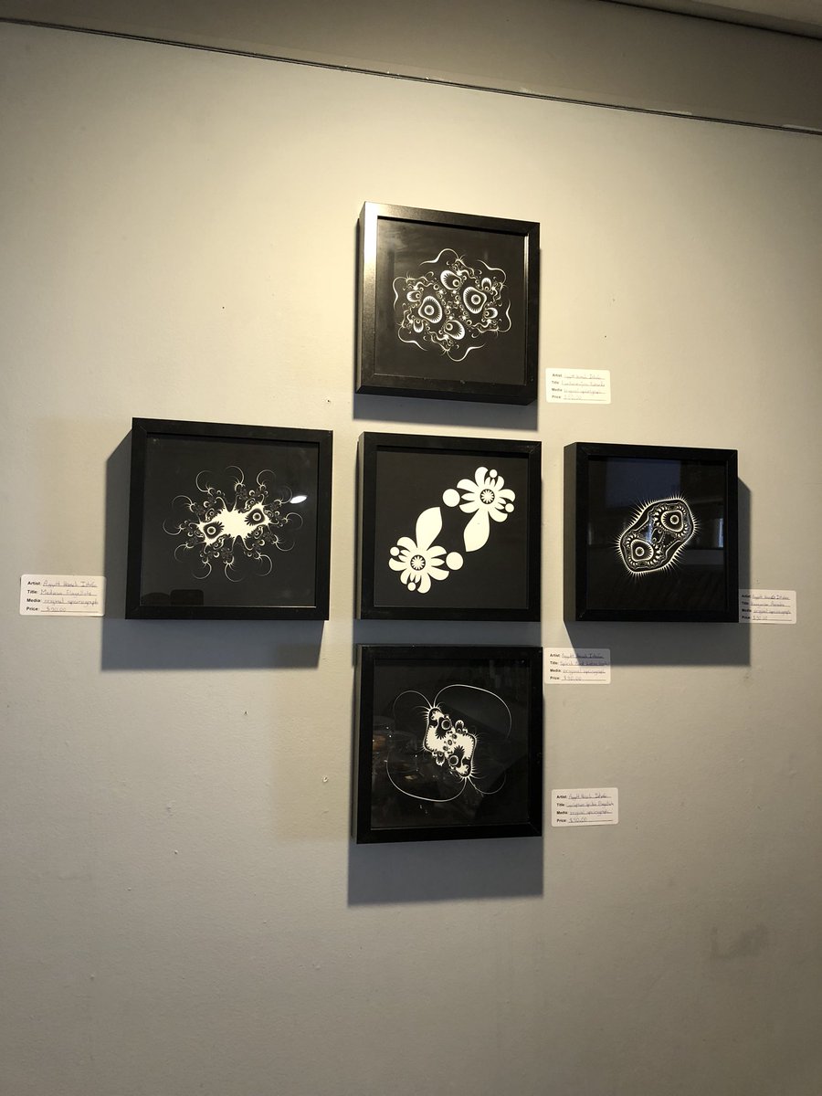 apeirographer's tweet photo. Join me and my fellow HuVAC (Hungarian Visual Artists of Canada) artists this Thursday, May 10 between 7 - 9 pm at @ARTSQUARECAFE for the opening of our first art show &amp; sale of 2018!

Among dozens of amazing paintings and sculptures, you will find 13 of my apeirographs too. https://t.co/WTwkdmZhqM