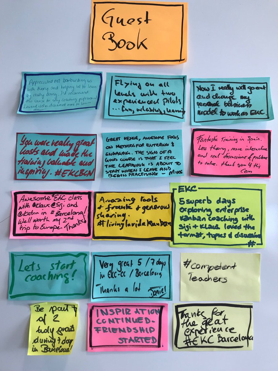 sigikaltenecker's tweet photo. Exhausted but excited - first #Enterprise #kanban #coaching masterclass done! Thx to @klausleopold @thisismiu and all the other #agile #change freaks for their awesome contributions https://t.co/s8tBuHqgqg
