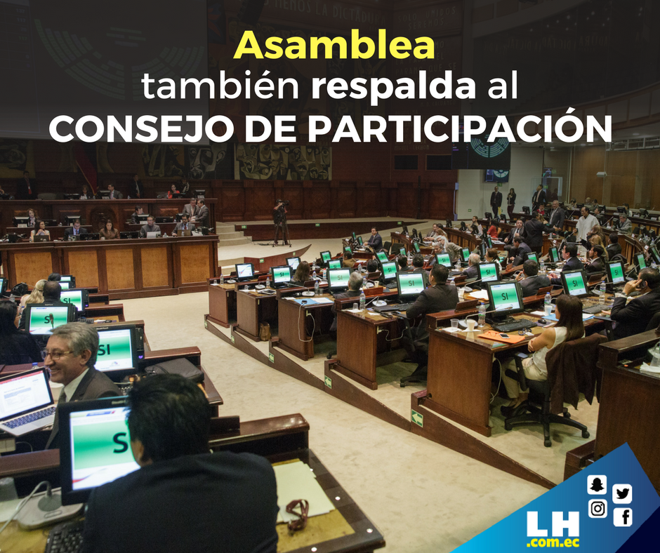 lahoraecuador's tweet photo. La Asamblea Nacional aprobó esta tarde una resolución que apoya el trabajo del Consejo de Participación Ciudadana de transición.
►https://t.co/mWEnIwLwUW #Ecuador https://t.co/WHeeIVng2t
