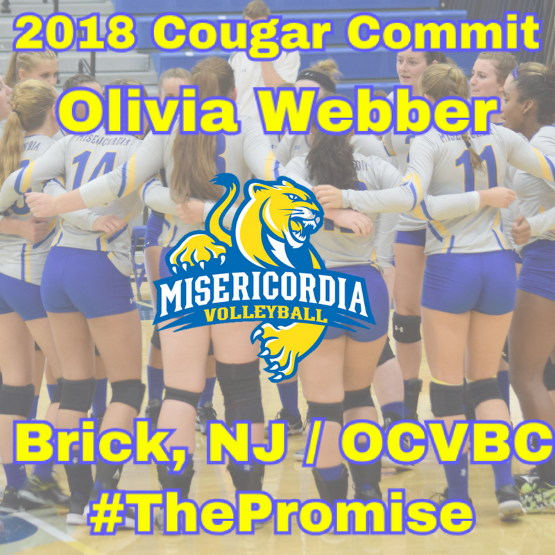 MUCougarVB's tweet photo. Excited to welcome @OliviaWebber3 to our #ClassOf2018 Can't wait to get you on campus #whyd3 #macvb #thepromis #d3vb https://t.co/7nVo1Mo8NP