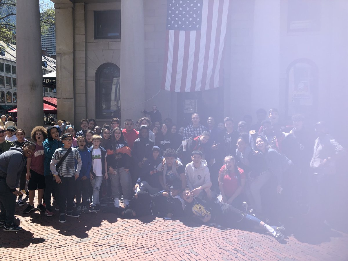 3G24's tweet photo. Teacher Appreciation Week spent in Boston with 48 students! #eswww2018
#bostonstrong https://t.co/S6N6oheWcs