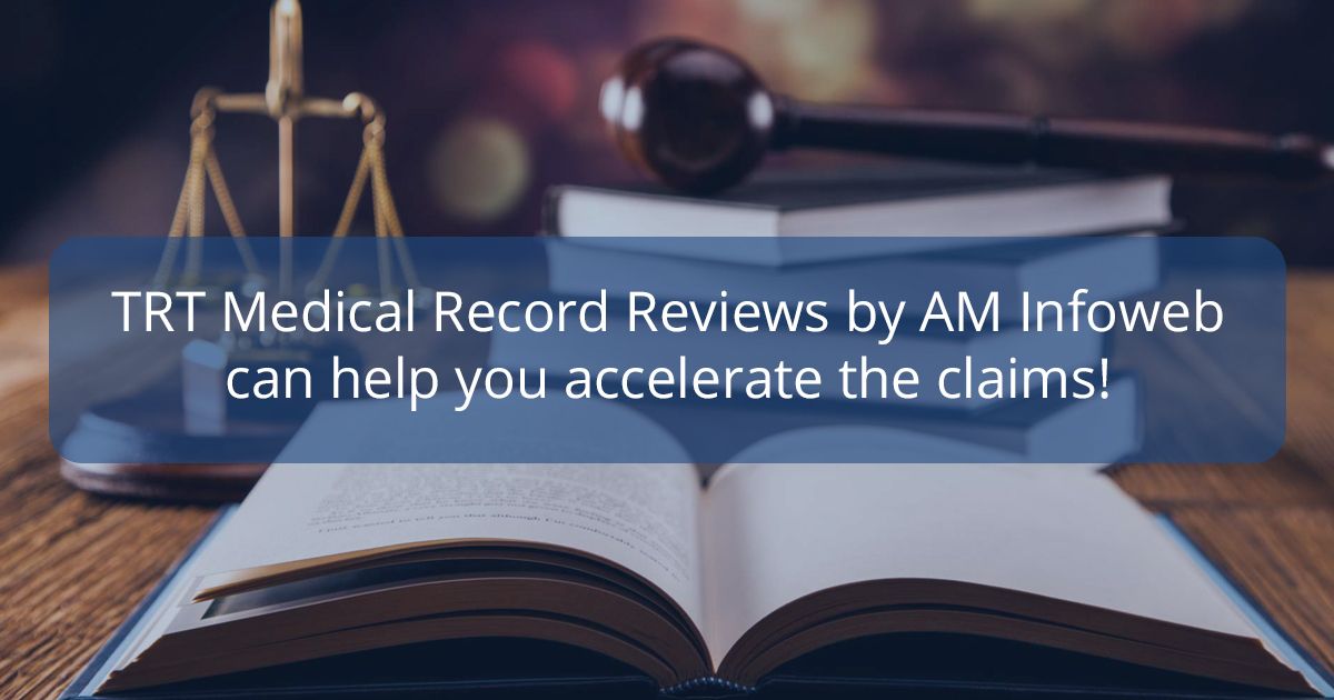AMInfoweb's tweet photo. 1000s of #TRT cases filed. #Plaintiffs want just & fair compensation. #AMInfoweb Medical Record Reviews help you help them. #medicalrecordreview Know More:- https://t.co/78Y3Uet4uh https://t.co/wsLzuu2ZWe