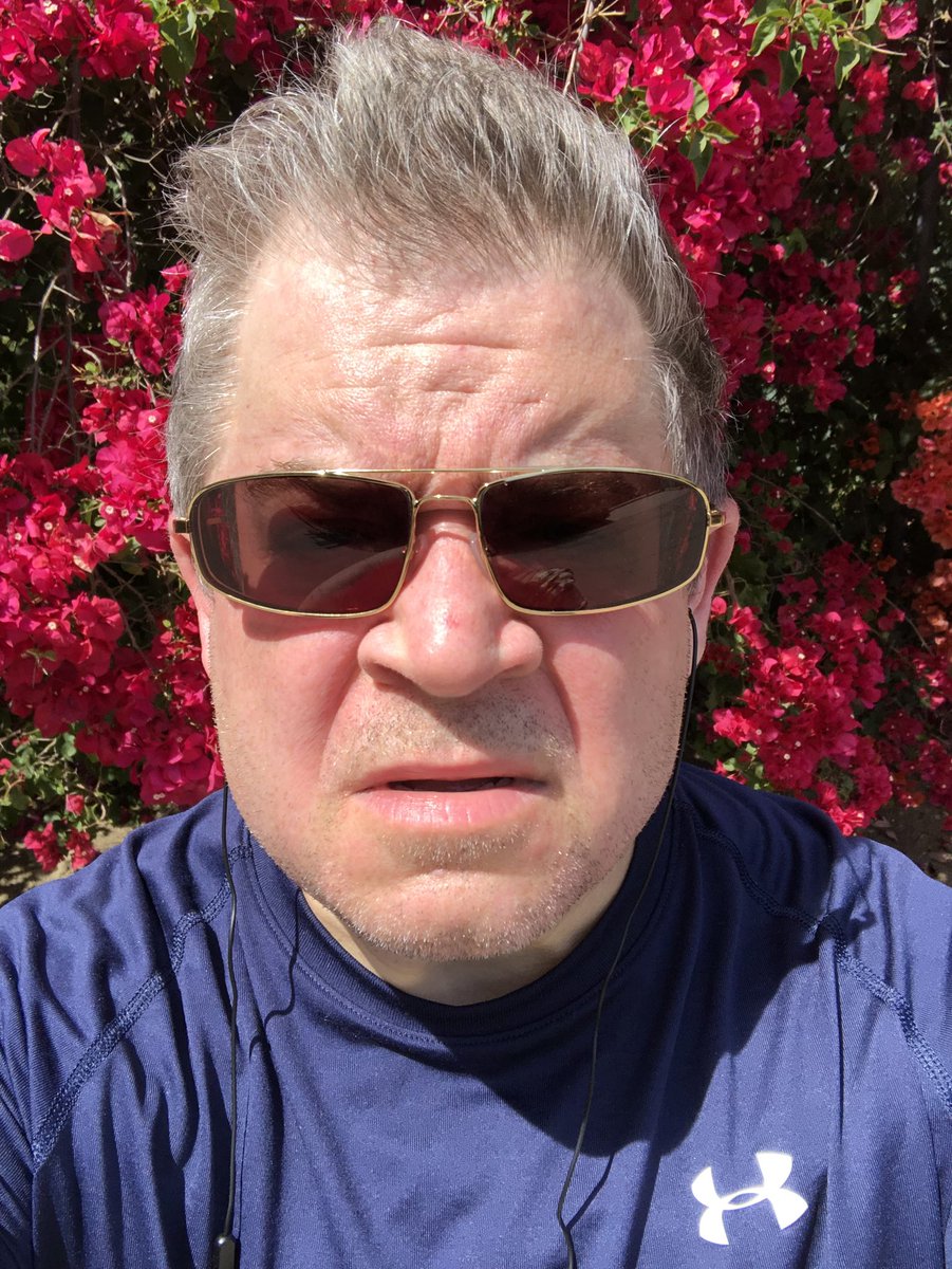 pattonoswalt's tweet image. a bug flew into my mouth on a hike today and I ate the bug so fuk u exercise we’re done