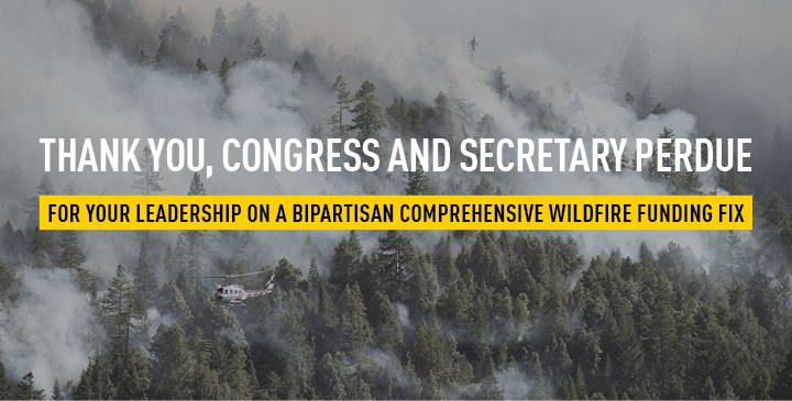 nature_wonks's tweet image. Thank you #WDFA champions for your unwavering support of a #FireFix. Our forests and communities are better off thanks to your work to get it #FireFIXED!