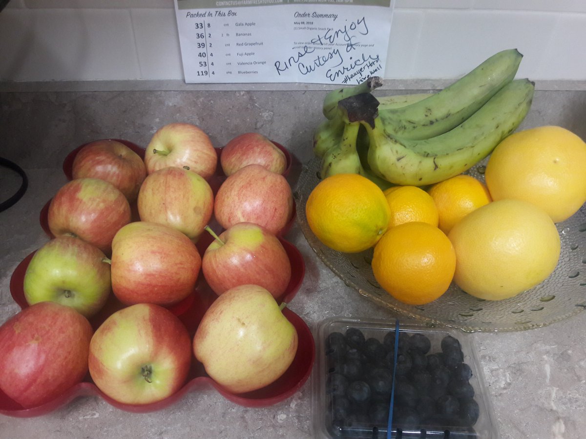 EnrichCoworking's tweet photo. Just received our regular delivery of fruit, yum! 
Here at Enrich Coworking Community for Lawyers, we #LawyerHardLiveWell https://t.co/NXlH32Jnrc