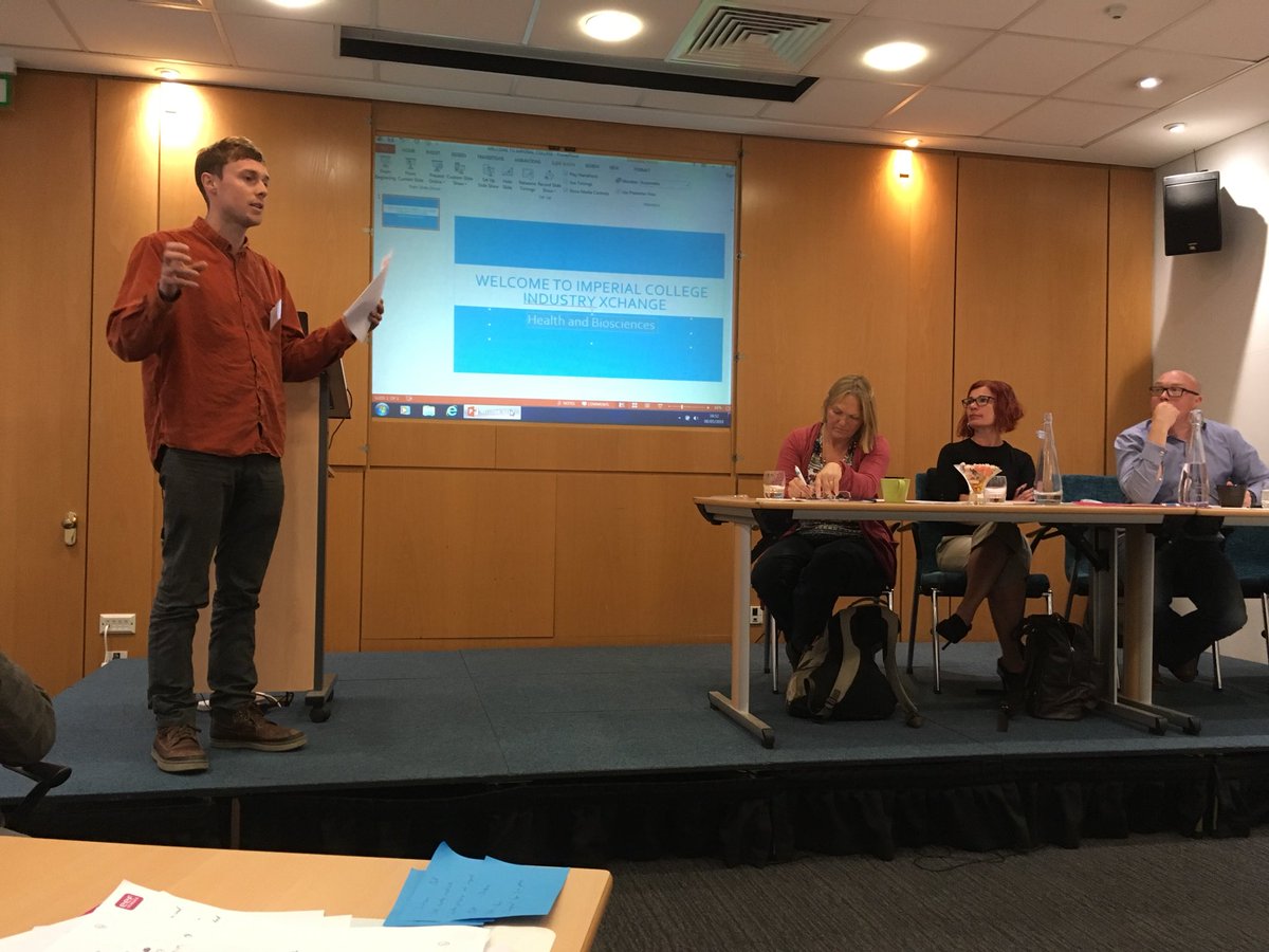 Great time at the <a href="/ImperialGradSch/">Imperial College Graduate School</a> industry XChange Programme. #Chuffed to win the pitch my research competition to boot <a href="/ImperialSandC/">Surgery and Cancer</a>