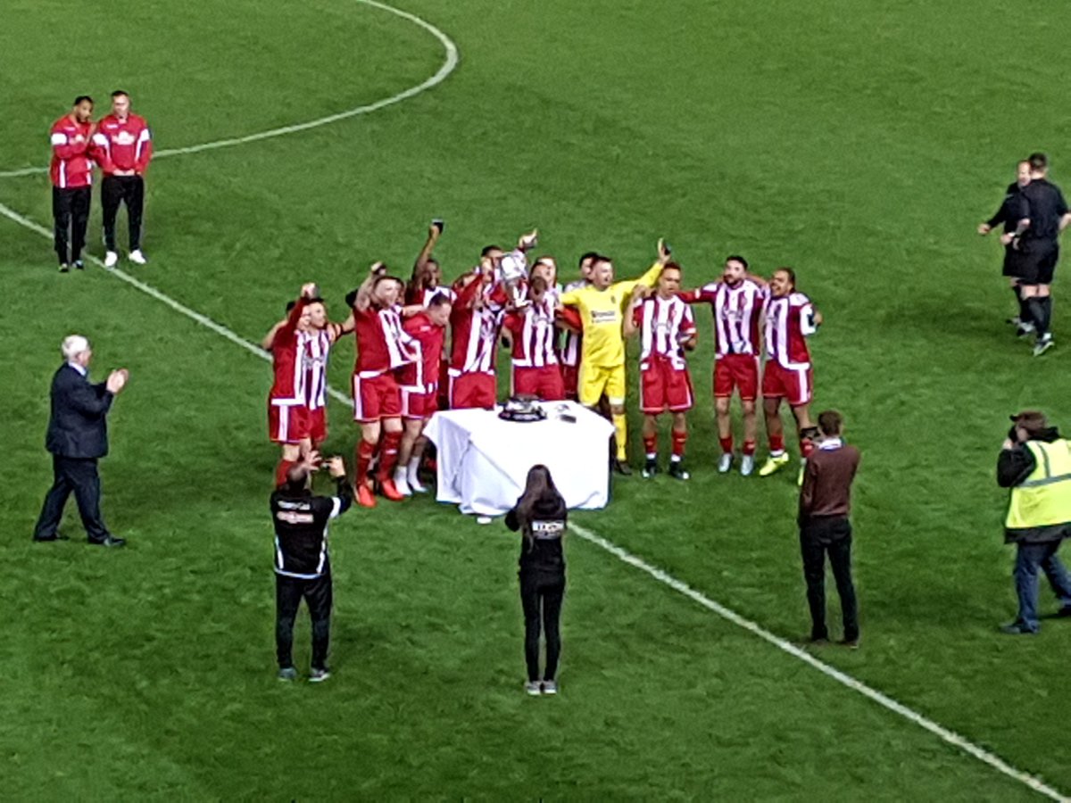 StourbridgeFC's tweet photo. BIRMINGHAM SENIOR CUP WINNERS 2017/18... https://t.co/CrXRAIlpOL
