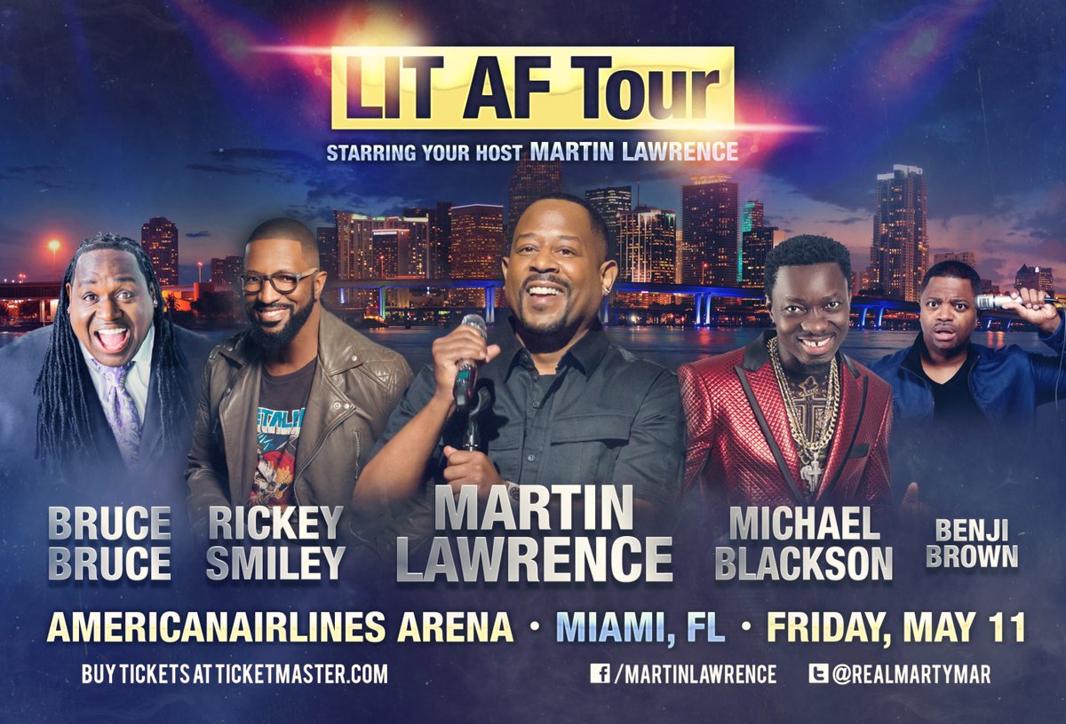 realmartymar's tweet photo. Tampa and Miami! Y’all ready to get down and laugh!? Come hang at the Lit AF tour!

May 10, Tampa, FL: https://t.co/1kKXbRsJhw
 
May 11, Miami, FL: https://t.co/SHaPkfpYrm https://t.co/dIXaoInrC1