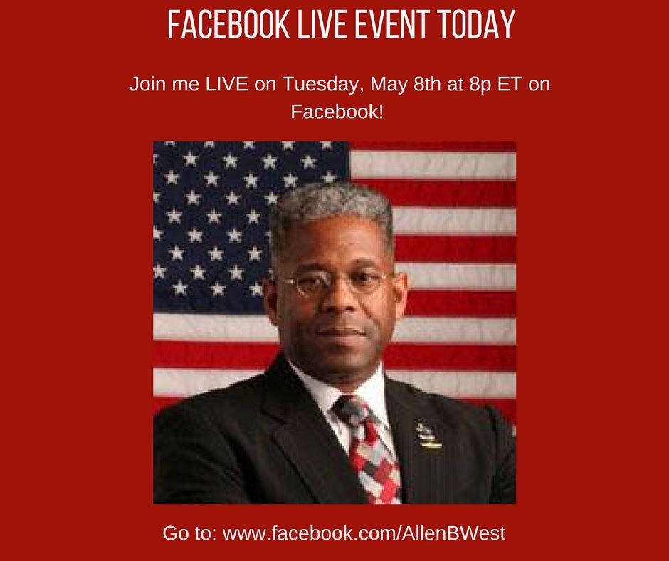 AllenWest's tweet photo. To kick off the launch of my new website at https://t.co/EcK9S6Ff08, I'll be hosting a #FacebookLive event tonight at 8p ET. I'll sum up the excellent #NRAAM18 conference & answer a few questions! See you right here! https://t.co/tlQI0poBbH