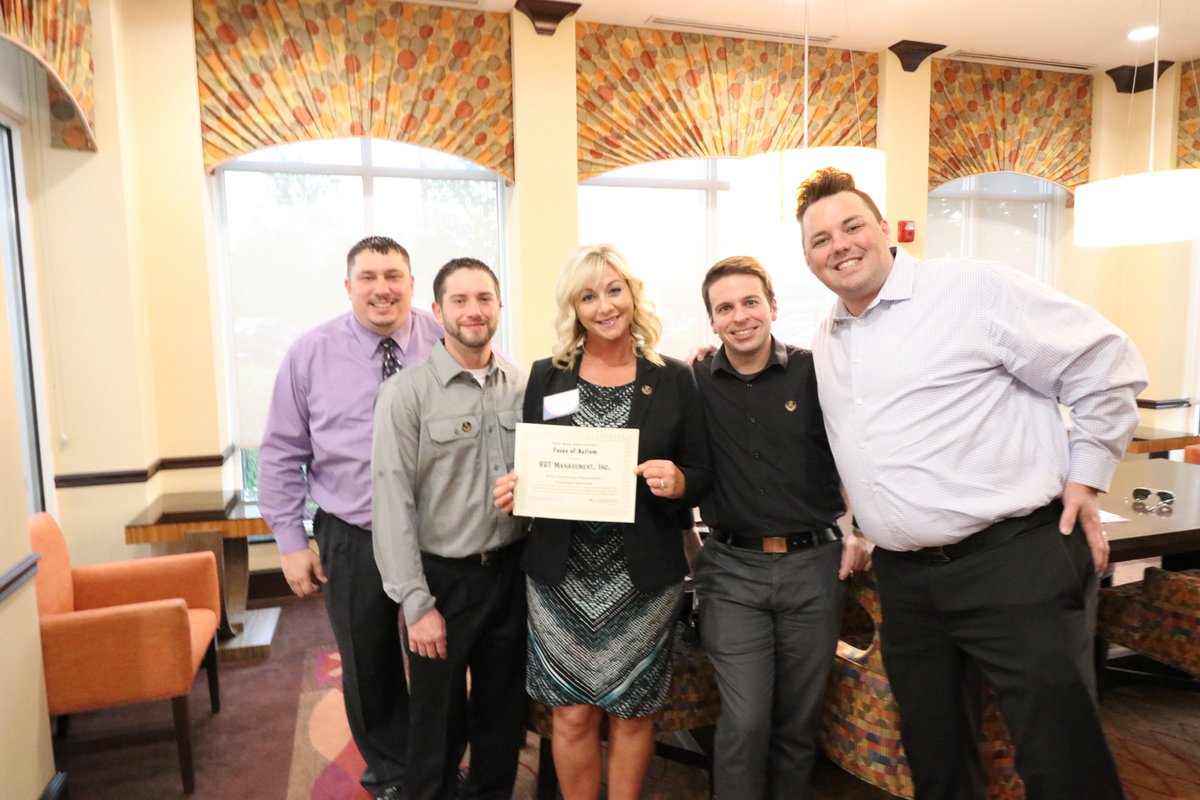 RGTManagement's tweet photo. We were honored to be recognized by the Greater Cincinnati Autism Society as a 2018 Nominee for the Face of Community Partnership Award! We are so privileged to partner with Linden Grove School, their wonderful students, families and teachers! THANK YOU! https://t.co/xVrxOi6IBi
