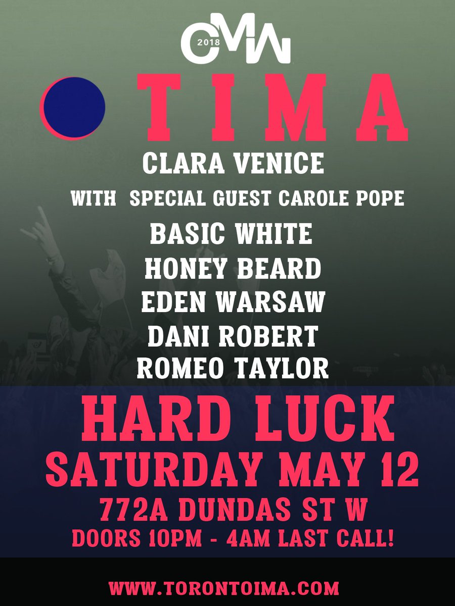 torontoima's tweet image. Welcome Romeo Taylor to the lineup! He'll be closing down the venue!