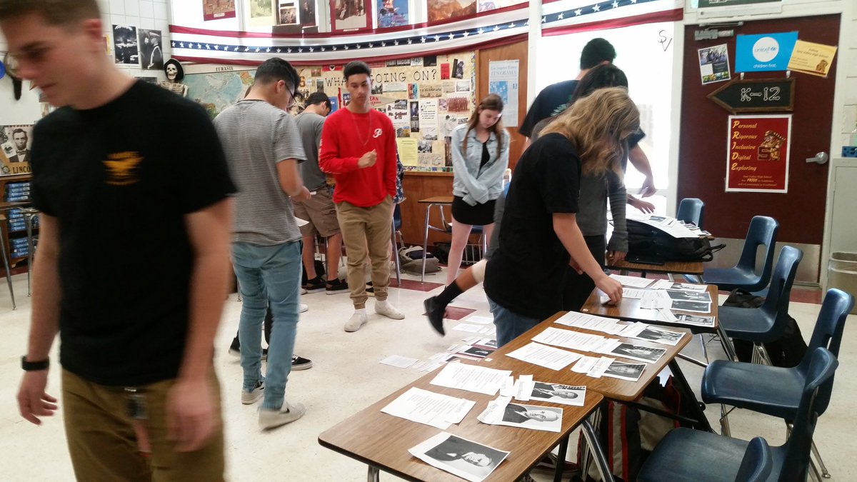 SimiMrsGallant's tweet photo. APUSHERS reconstructing the presidency... #simischools #svhspride https://t.co/N4xDJCwqGz