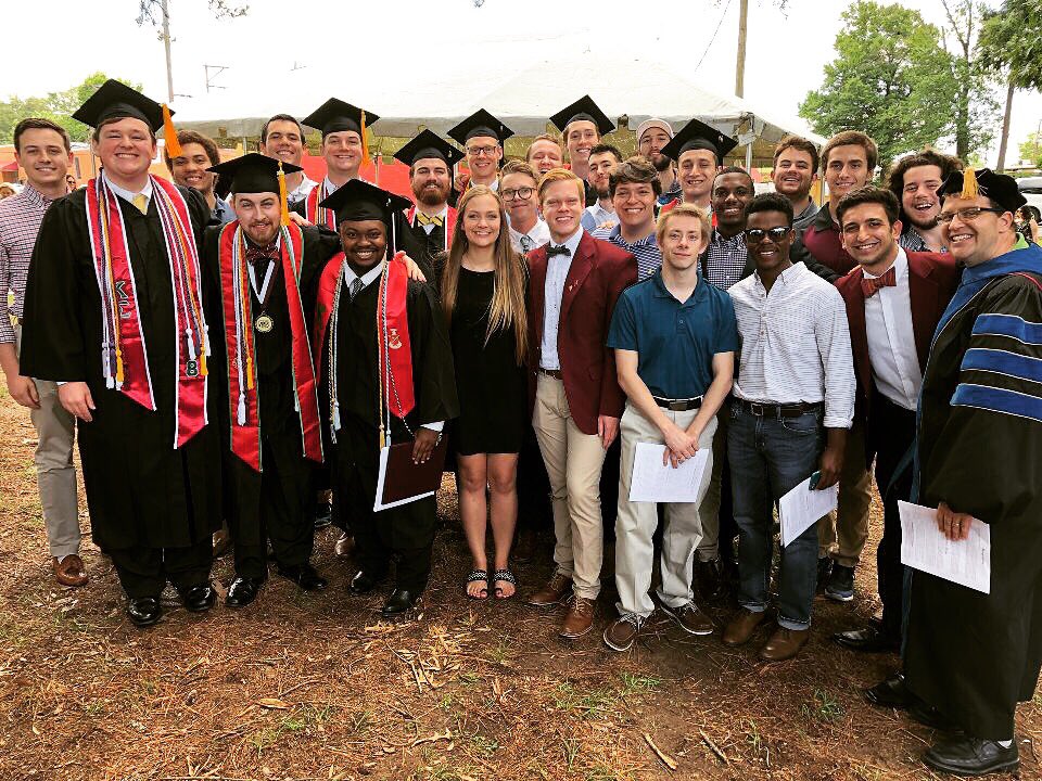 Congratulations to our brothers that graduated Saturday! We can't wait to see everything each of you accomplished. AEKDB