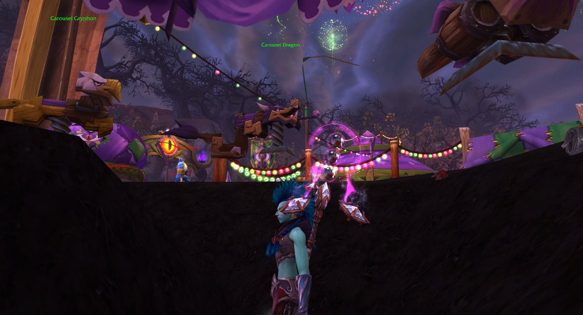 cindita_26's tweet photo. I managed to blink myself INSIDE the Darkmoon Carousel. Oops.
Check out my screenshot from #Warcraft #Mageproblems https://t.co/RMx2XlM3qA