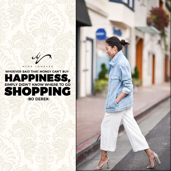 menalombard's tweet photo. “Whoever said that money can’t buy happiness, simply didn’t know where to go shopping” 
― Bo Derek https://t.co/zcZwKhEZuG