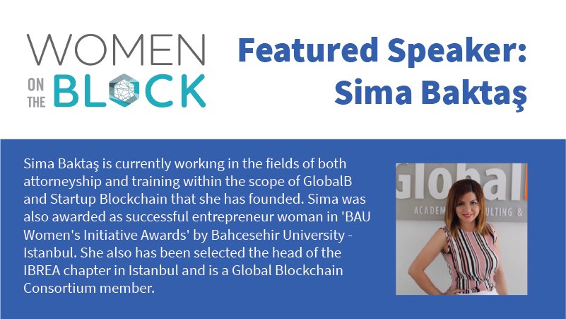 womenontheblock's tweet photo. Sima is one of our premier featured speakers who has an intensive background in both law and business. Sima Baktaş holds many executive international positions giving us insight on global blockchain innovation.
#WomenontheBlock #WotB2018 #Blockchain #Diversity https://t.co/1O1qlR0B72