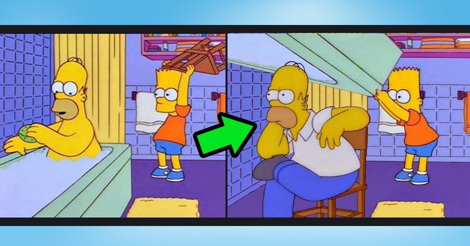 "Bart Hits Homer With a Chair" Meme Proves Simpsons Jokes Never D...