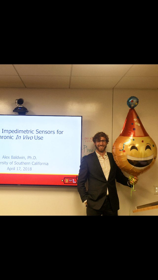 MengLabUSC's tweet photo. Say hello to Dr. Alex Baldwin! Congratulations on your successful defense :D https://t.co/jfqWOpfoOT