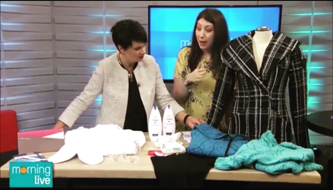 Great feature on #travel #essentials this morning! Thanks to <a href="/betterstyled/">Erin Nadler</a> and @chch_morninglive! #lighweight #designer #jackets #haute #hoodies #prints #patterns #airport #flight #cruise #activeliving #fashion #tuesday #may #getoutside