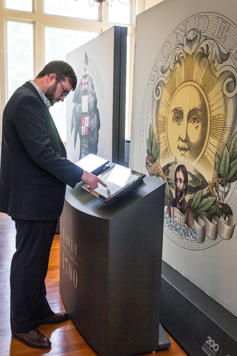MakingAlabama's tweet photo. We are so impressed how each site for #MakingAL has put so much into their exhibit time and #Talladega is no exception! Great opening reception this weekend #JemisonCarnegieHeritageHall Make sure to see the traveling bicentennial exhibit there through May 25! #Alabama200 #LoveAL https://t.co/fZsDvZT7k1