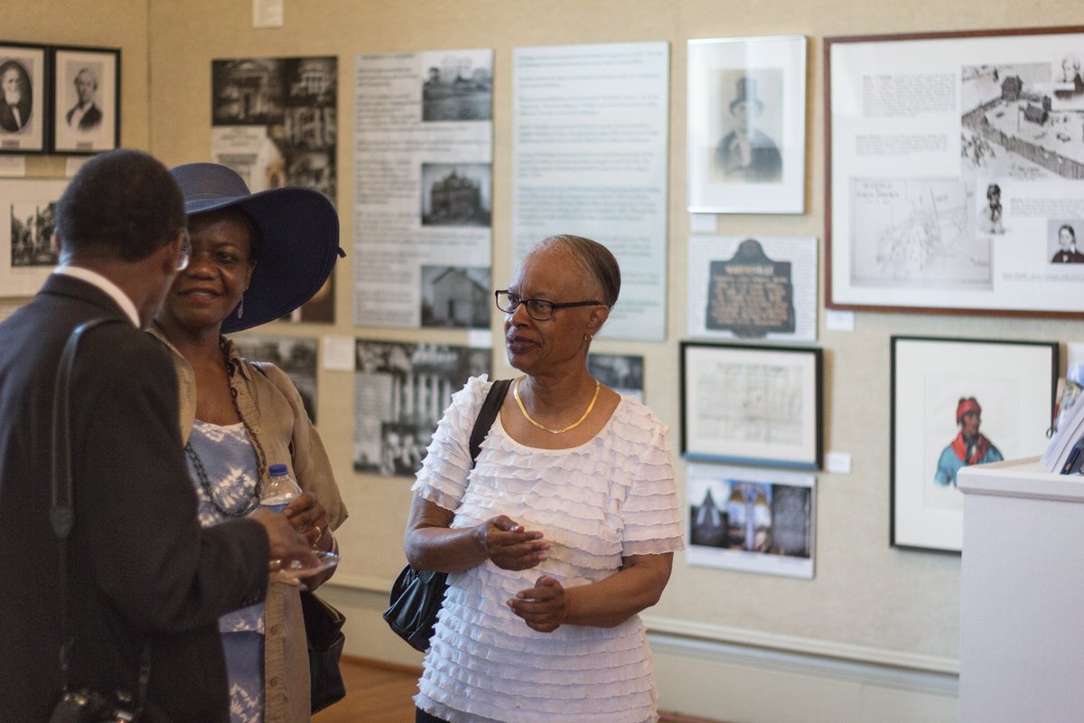 MakingAlabama's tweet photo. We are so impressed how each site for #MakingAL has put so much into their exhibit time and #Talladega is no exception! Great opening reception this weekend #JemisonCarnegieHeritageHall Make sure to see the traveling bicentennial exhibit there through May 25! #Alabama200 #LoveAL https://t.co/fZsDvZT7k1