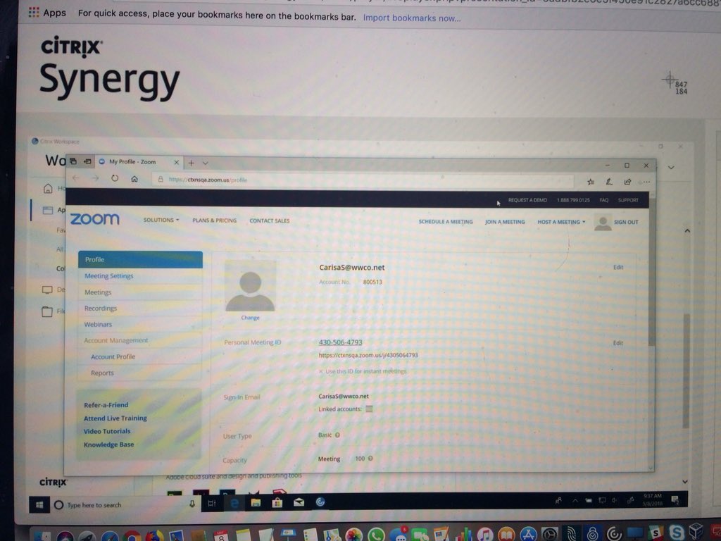 lyndonjonmartin's tweet image. @carisastring + @CloudAppCal demoing @Citrix #WorkspaceApp