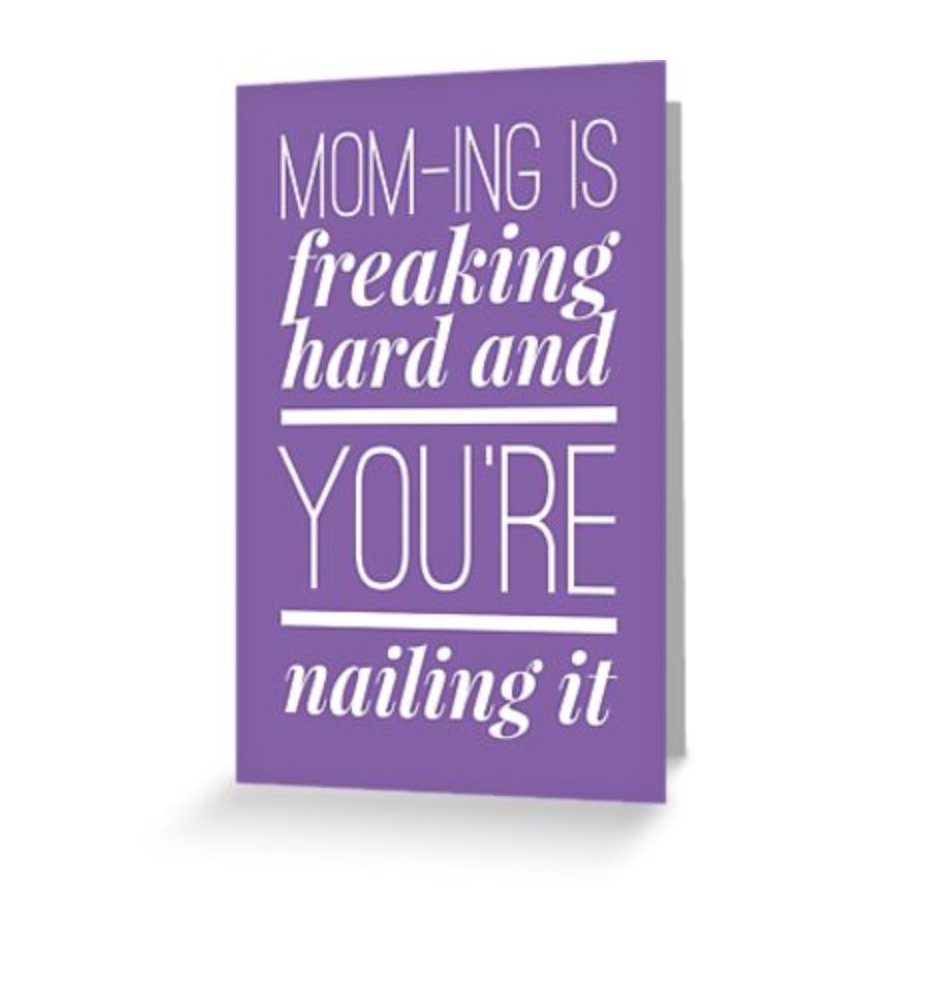 LolWowOmgStore's tweet photo. Mom-ing is freaking hard and you're nailing it! Grab your sarcastic Mother's Day cards now! #MothersDay #Mom #Cards #GreetingCards #FunnyCards #funny #sarcasm #lol

https://t.co/1tZbnFENqP https://t.co/Wp5dNG8kOm