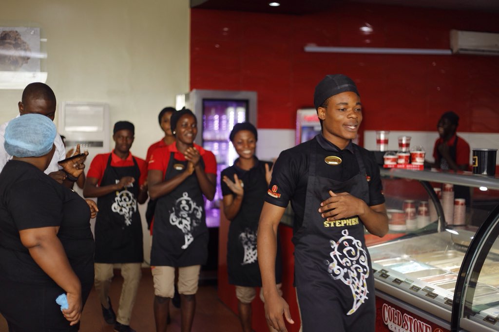 Big ups to @coldstoneng for hosting the #HandleItAfrica team. 
It was a fun filled day.  #HandleItAfrica #HangOutWithColdstone