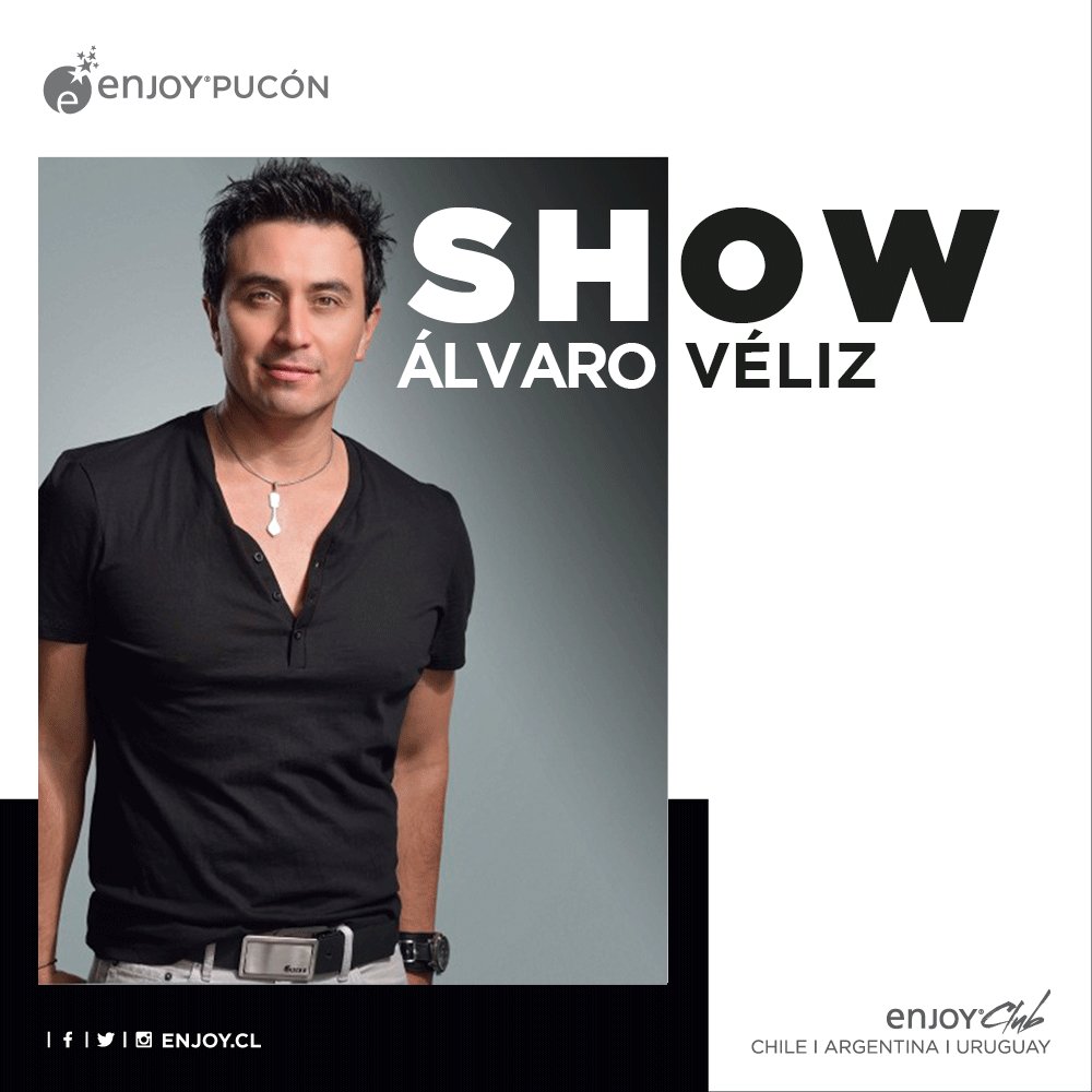 Enjoy Pucón (@enjoy_pucon) on Twitter photo Buscando panorama para el fin de semana? En #EnjoyPucón tenemos programada una una noche muy especial, con la visita del cantante nacional <a href="/alvarovelizreal/">Alvaro Veliz</a> ideal para celebrar a mamá en su día. Sábado 12/05. Entretención y música desde las 22 horas, sólo con tu entrada al casino Buscando panorama para el fin de semana? En #EnjoyPucón tenemos programada una una noche muy especial, con la visita del cantante nacional <a href="/alvarovelizreal/">Alvaro Veliz</a> ideal para celebrar a mamá en su día. Sábado 12/05. Entretención y música desde las 22 horas, sólo con tu entrada al casino