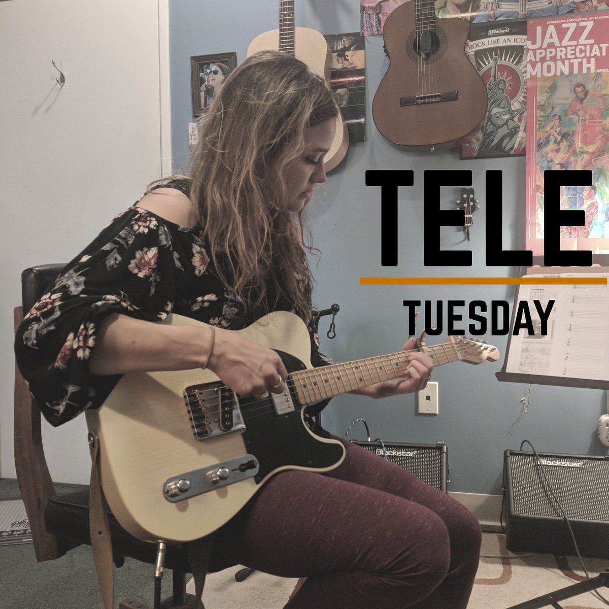 Always a good day when your students want to play your tele. #telecaster #teletuesday #telecastertuesday #makemusic #guitar #fender #fenderguitars #guitarlessons