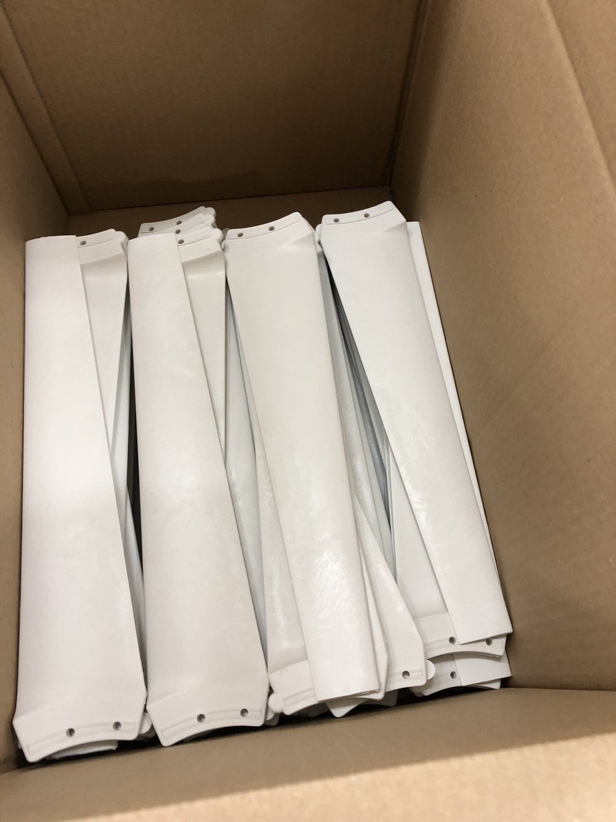 Wind turbine parts being jigged while they cool ready for packing and distribution. Contact me newbusiness@ledwellplastics.com or call 01162766221 for more info on how we can help you please share