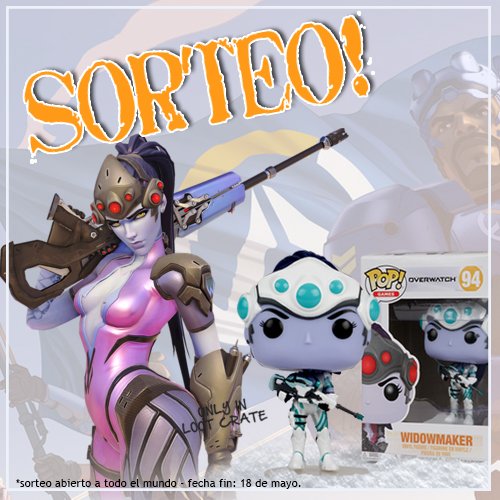 nacionheroica's tweet photo. SORTEO: Widowmaker #FunkoPop exclusiva Loot Crate
Para participar: 
-Like + RT
-FOLLOW @funkopopwave y @figurasdeseries 
Abierto a todo el mundo. Fecha fin: 18/05/2018. ¡Suerte! 😘 https://t.co/gJO9aixd6L