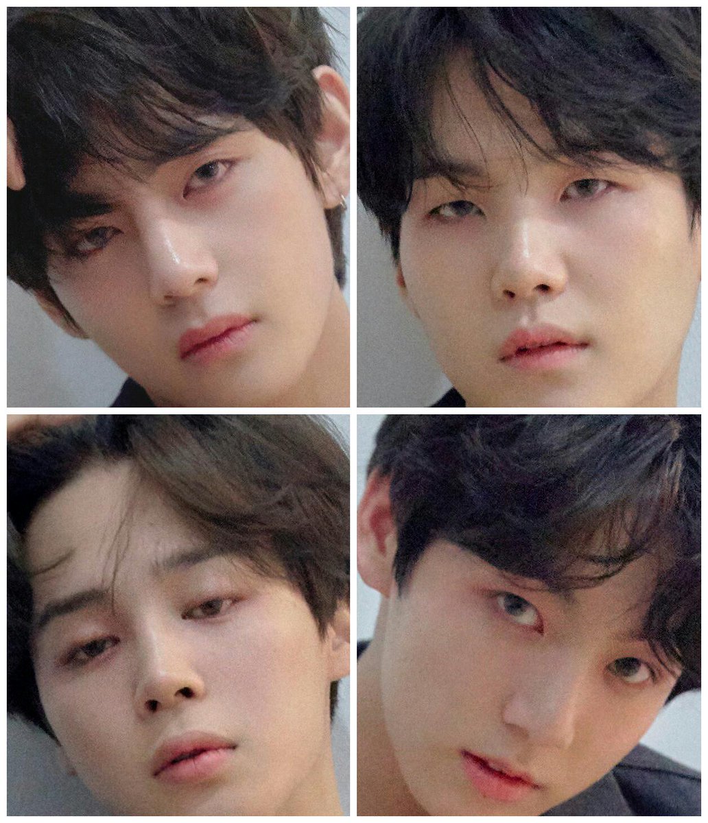 jeonzstar's tweet photo. Não sei se sou só eu mas repararam que a maquiagem dos meninos faz parecer que eles estavam chorando
É uma maquiagem rosada em volta dos olhos todos parecendo q está "inchado"

Agr o nome TEAR faz sentido kkk
#LOVE_YOURSELF https://t.co/htVxFCFgHa