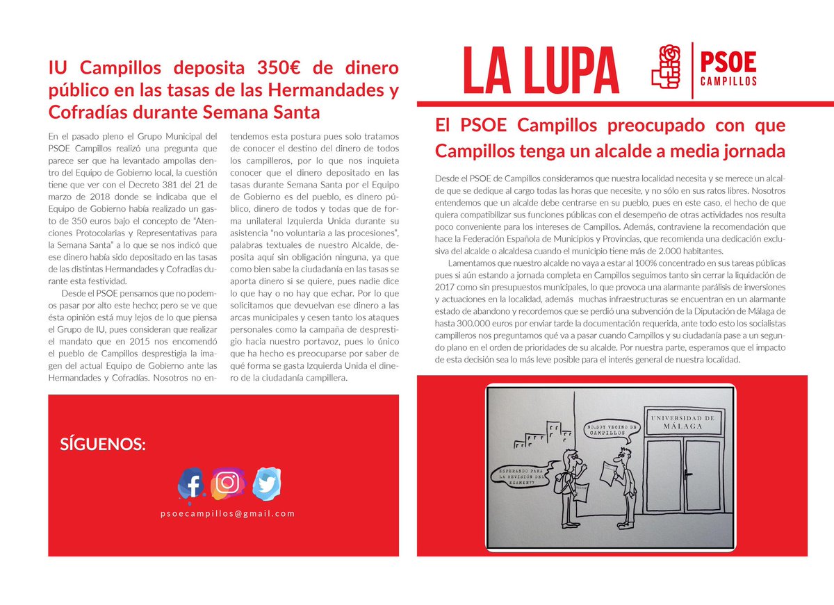 PSOE Campillos tweet media