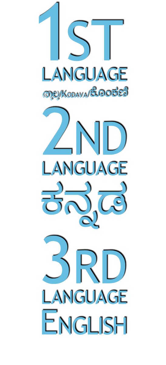 savetulunaad's tweet photo. Tuluva/Kodava/Konkani future generations should study #ThreeLanguagePolicy #NoToHindi #HindiBeda  #TuluTo8thSchedule #KodavaTo8thSchedule #KarnatakaElections #KarnatakaElections2018 #EducationInMotherTounge #SaveNativeLanguages https://t.co/O7VxX67WjA