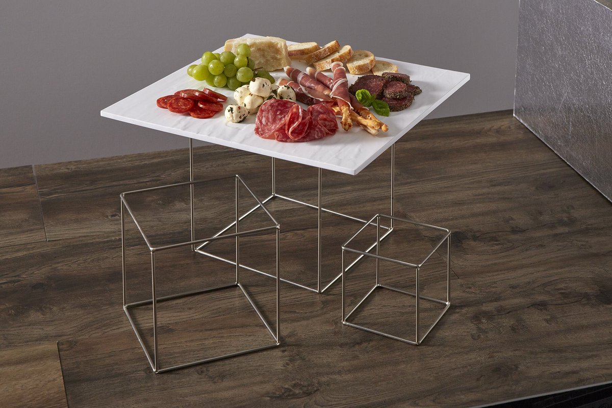 AmerMetalcraft's tweet image. Rise to the Occasion with these NEW Risers and Stands by American Metalcraft!  See them all at the @NatlRestShow!  #Booth6924 #NRAShow2018